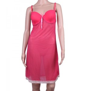 Nighty Light Pink lace Net Nighty