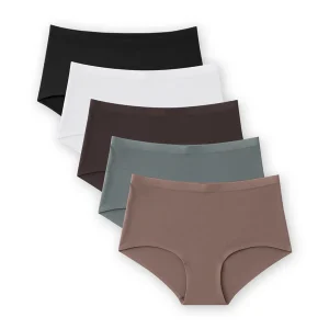 Pack of 3 Ladies Mid Rise No Show Hipster Brief Panty