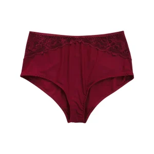 Womens Premium High Waisted Lace Full Back Cover Panty