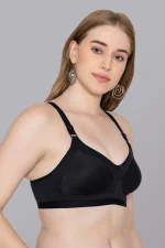 Fuller Cups Support Seamless Everyday Bra | M 3307 Pack of 2 | BLACK BLACK - Image 2