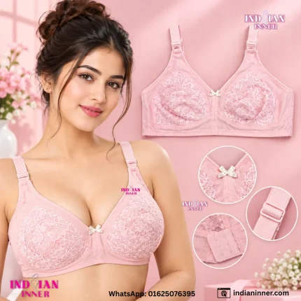 Chinese Everyday Bra Pink Color Bra