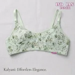 Kalyani cotton bra Light green color